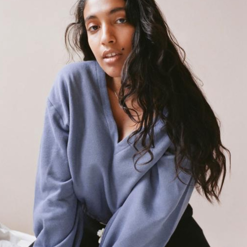 UO Out From Under Vivian V-Neck Top